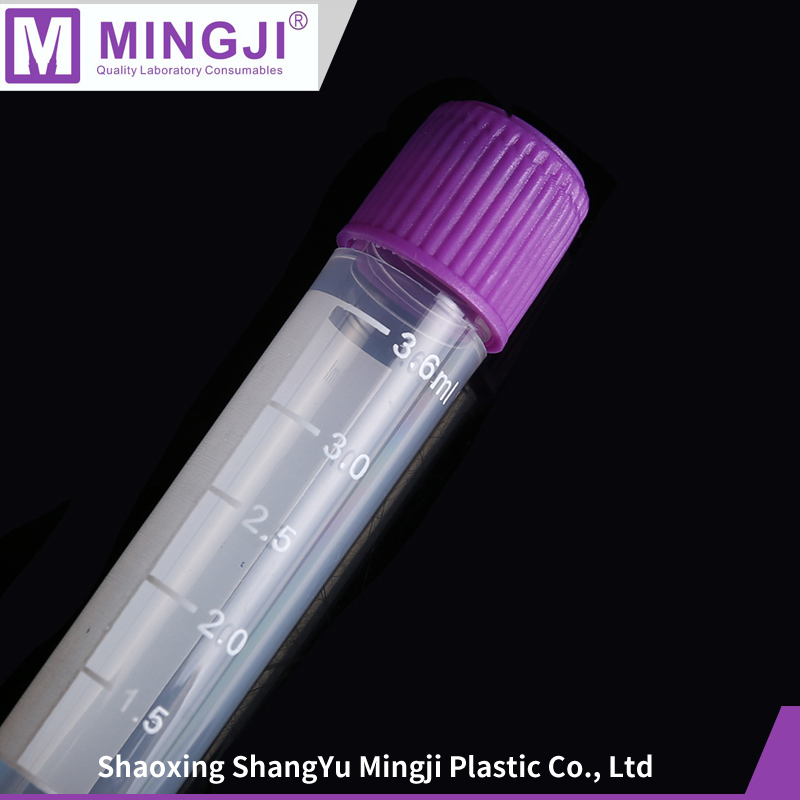 High Quality 4.0ML Plastic Freezing Tube With External Cap