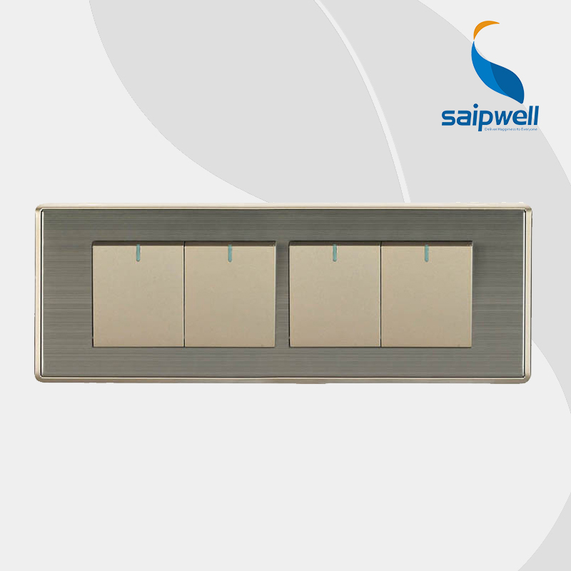 SAIP/SAIPWELL American Style PC and ABS Material 125V Face Plate Wall Plate Plate Socket