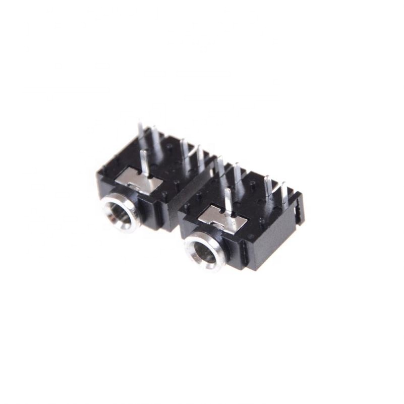 5 Pin 3.5mm Audio Jack Socket PCB Panel Mount for Headphone PCB Mount Stereo Jacks