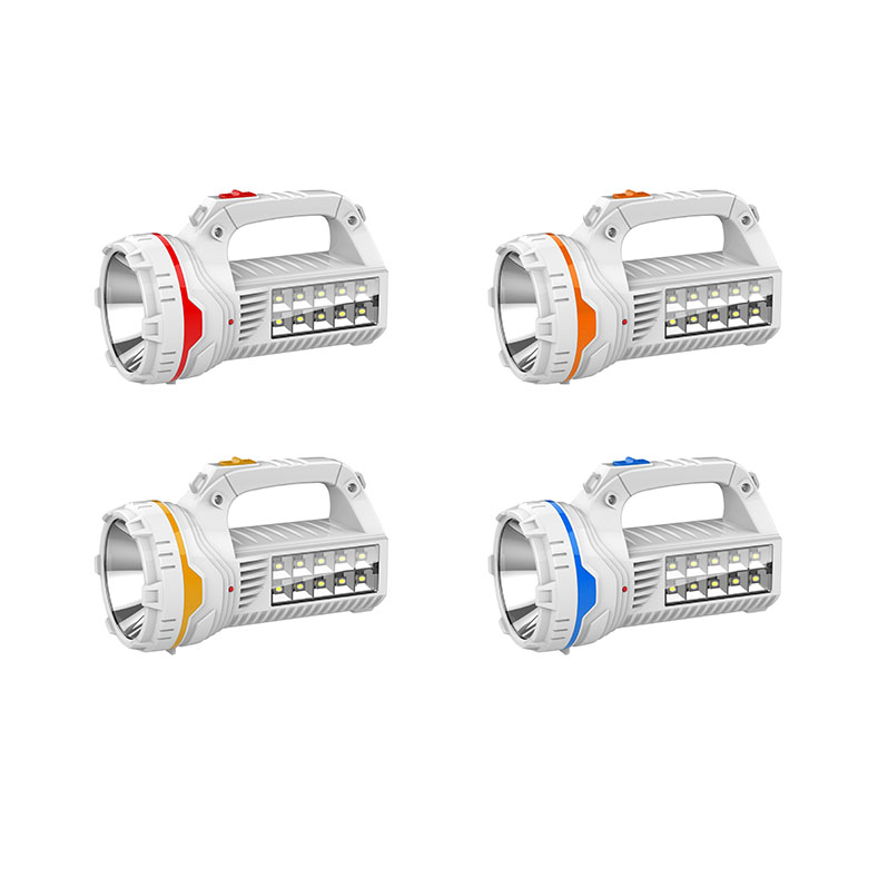 HIGH quality portable plastic led rechargeable  searchlight   for home