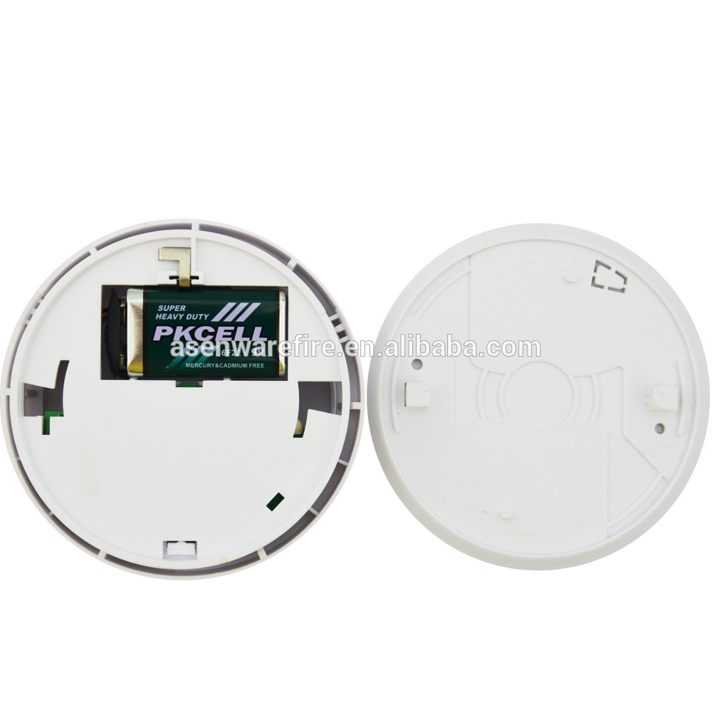 High quality standalone Home Smoke Alarm detector with 9v battery