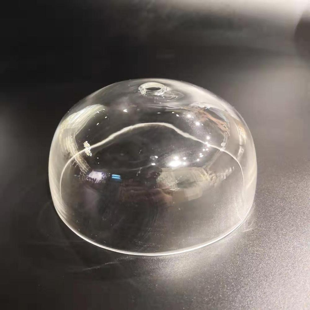 Custom hand Blown decorative high clear glass lamp shade for chandelier