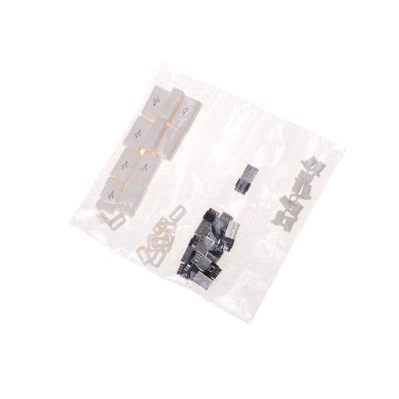 Micro USB 5PIN Welding Type Male Plug Connectors Charger 5P USB Tail Charging Socket 4 In 1 White Black