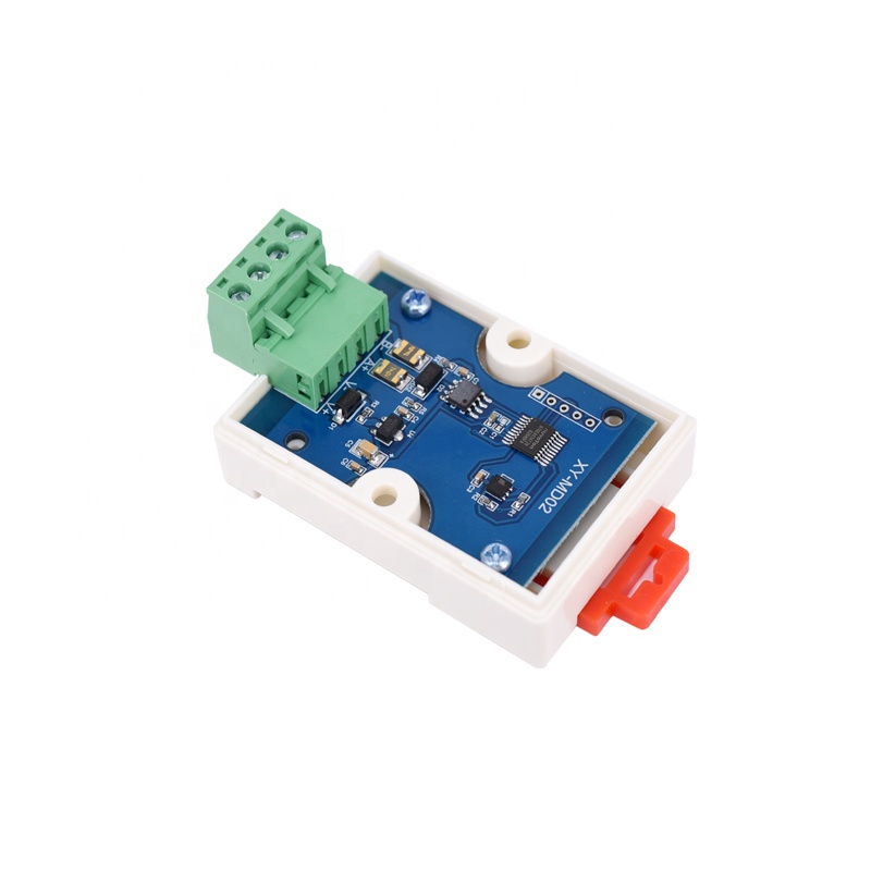 Sht20 temperature and humidity sensor transmitter integrated module guide rail installation RS485 communication industry probe