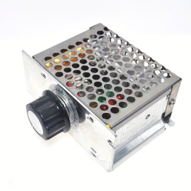 Voltage Regulators 4000W 220V High Power SCR Speed Controller Electronic Voltage Regulator Governor Thermostat