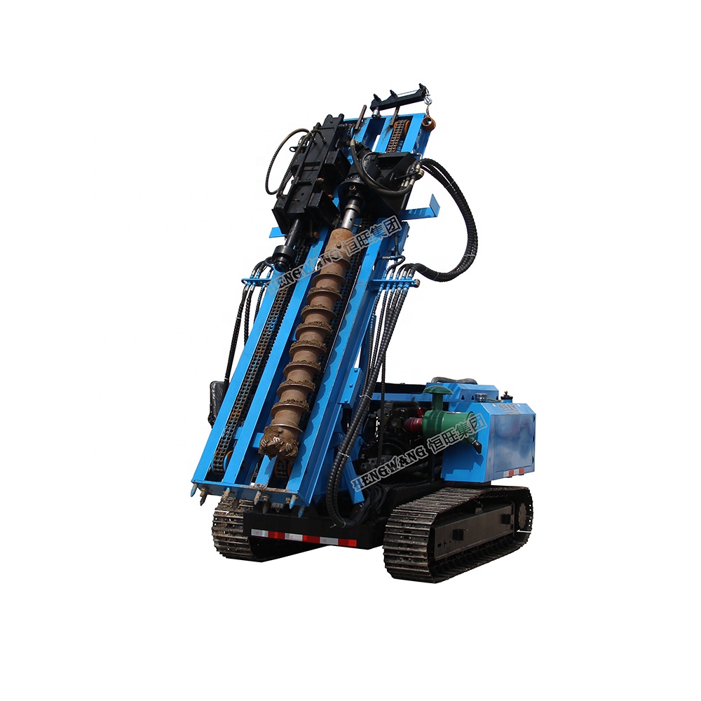Diesel sheet bore pile driver drilling machine