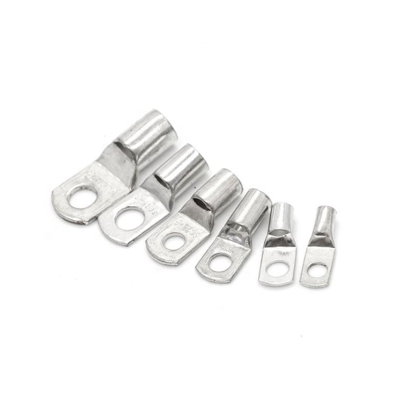 SC6-5/6 M4/M5/M6/M8 4mm2 6mm2 10/16/25mm2 35/50mm2 4mm 5mm 6mm 8mm Bolt Hole Tinned Copper Cable lugs Battery Terminals