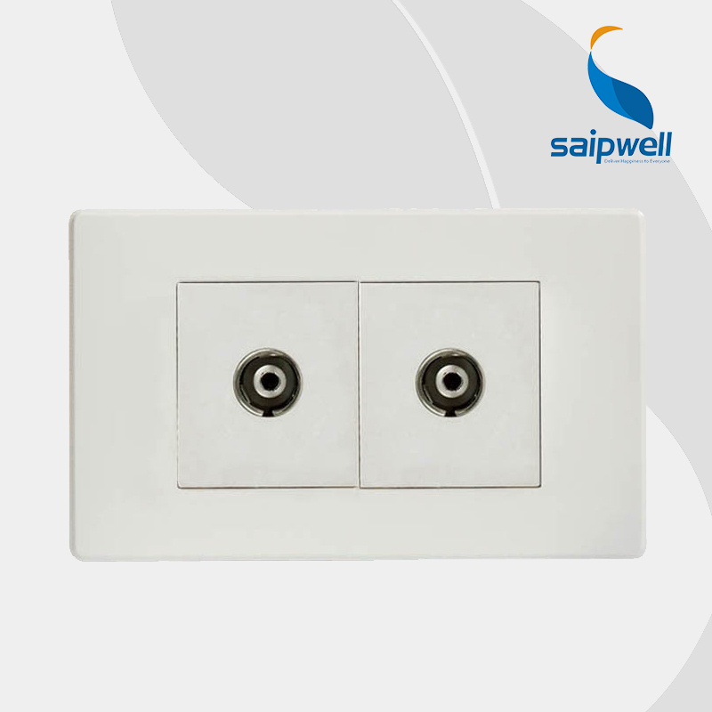 SAIP/SAIPWELL ICC Certificated High Quality PC Material 125V Wall Socket and Cover Plates