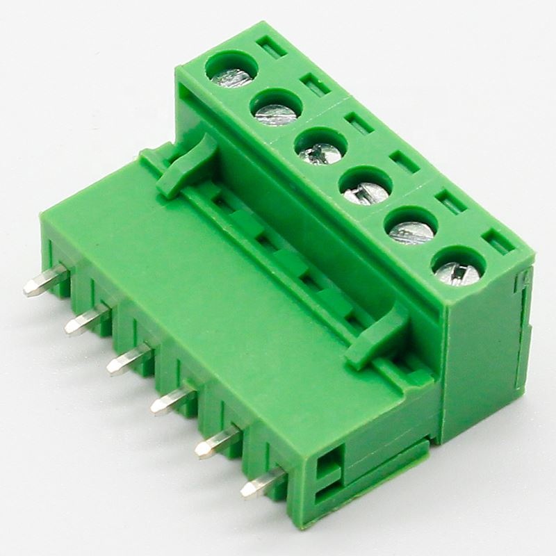 ht5.08 6pin Terminal plug type 300V 10A 5.08mm pitch connector pcb screw terminal block
