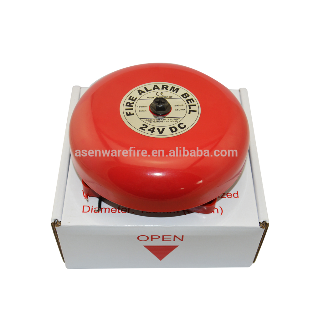 Asenware 24V DC 6 inch conventional fire alarm bell