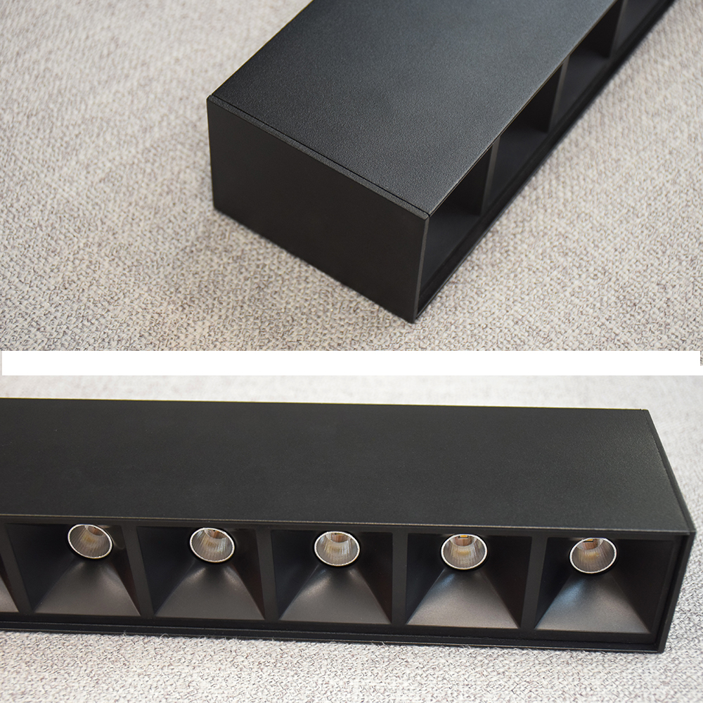 Simple looking anti-glare 2ft 19watt dimmable modern chandeliers pendant lights