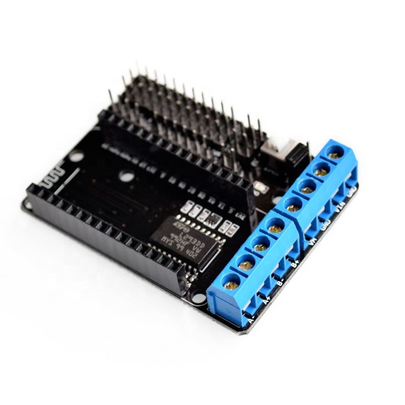 NodeMCU Motor Shield Board L293D for ESP-12E from ESP8266 esp 12E kit diy rc toy wifi rc smart car remote control