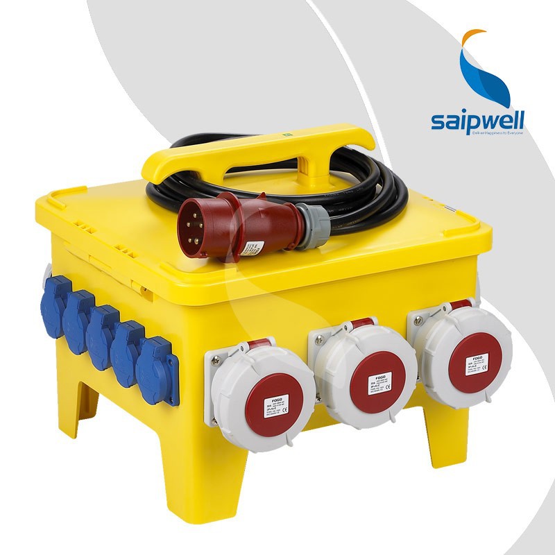 SAIP/SAIPWELL IP67 Industrial Waterproof Power Mobile Socket Box