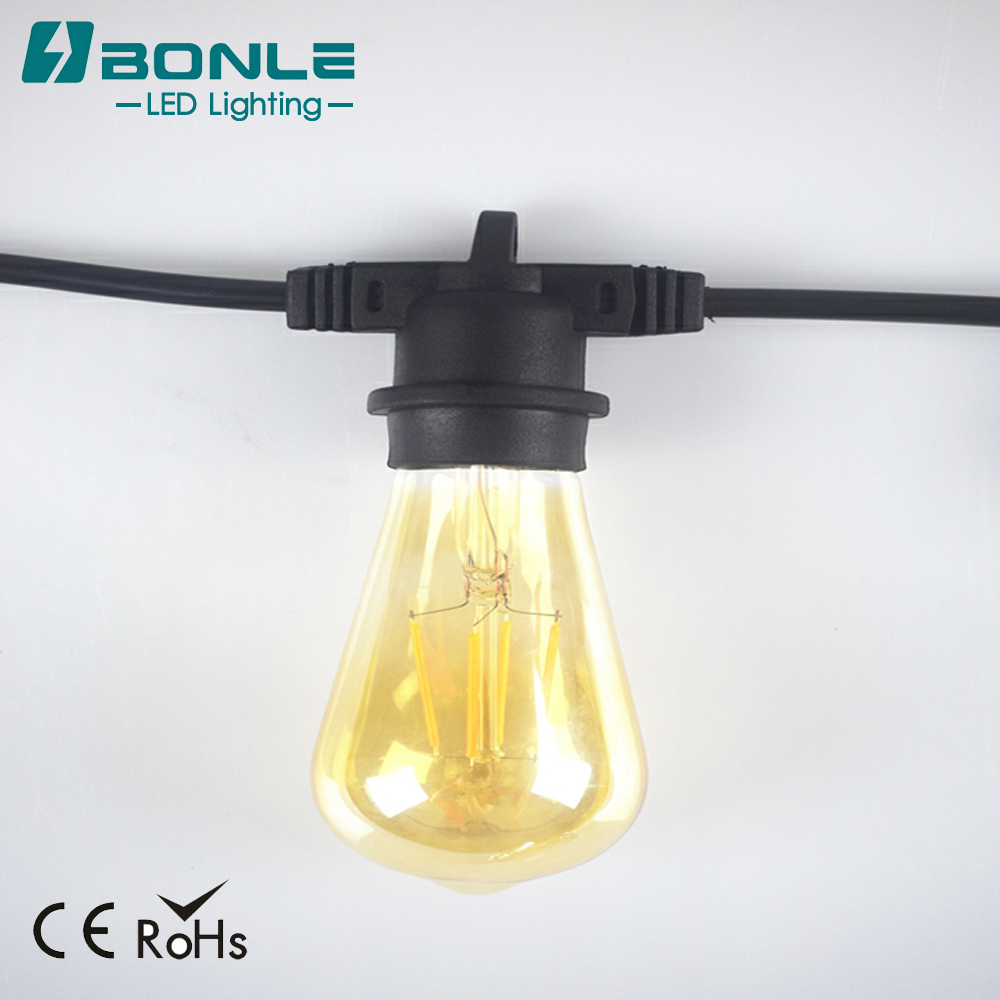 led Outdoor Lighting Waterproof Christmas Led S14 Connect Led String Light