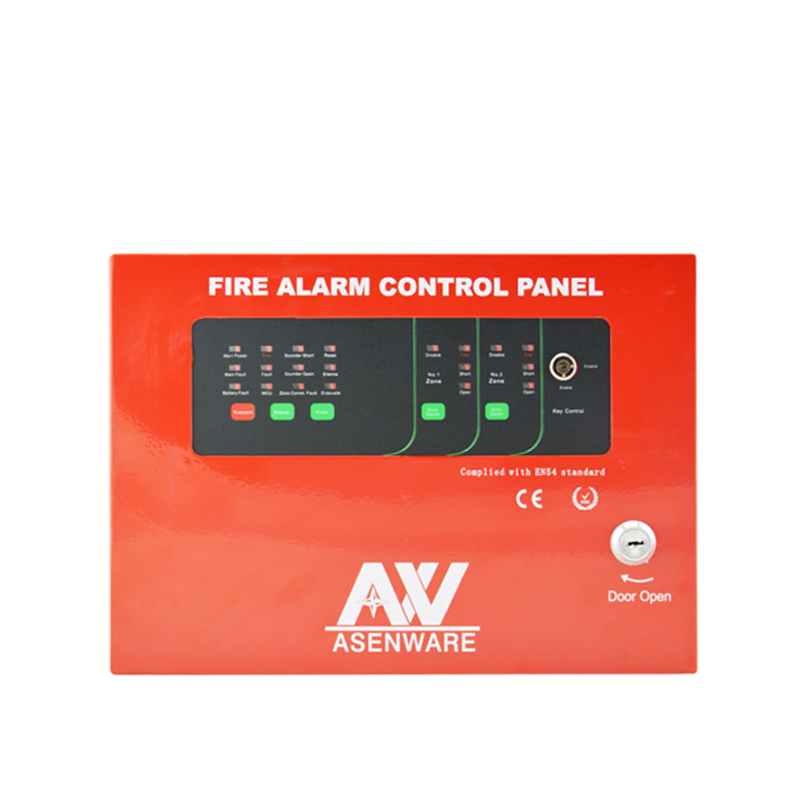 Asenware brand Conventional fire alarm control panel with battery
