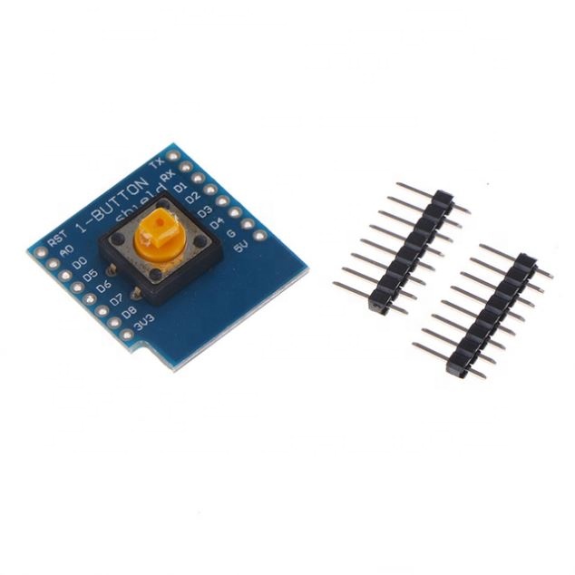 1-Button Shield For  D1 Mini Button Smart ESP8266 WiFi Module DIY Kit For ESP8266 WIFI Parts  D1 Mini Button