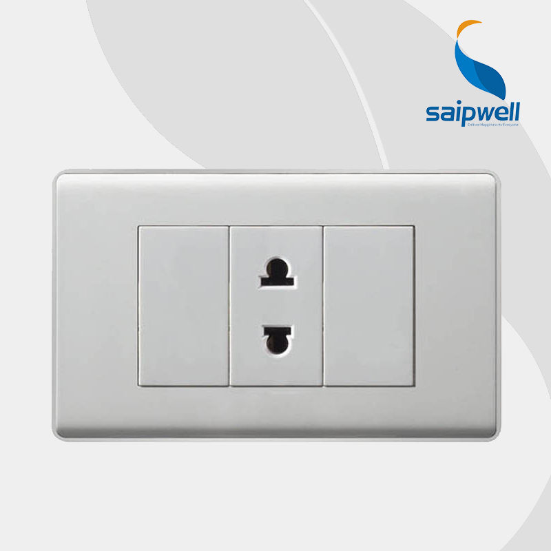 SAIP/SAIPWELL Home Use UK Standard Hot Sale High Quality Wall Plate Switch