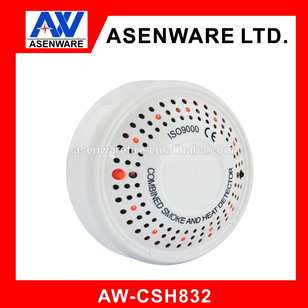 asenware high sensitive smoke detector with sounder