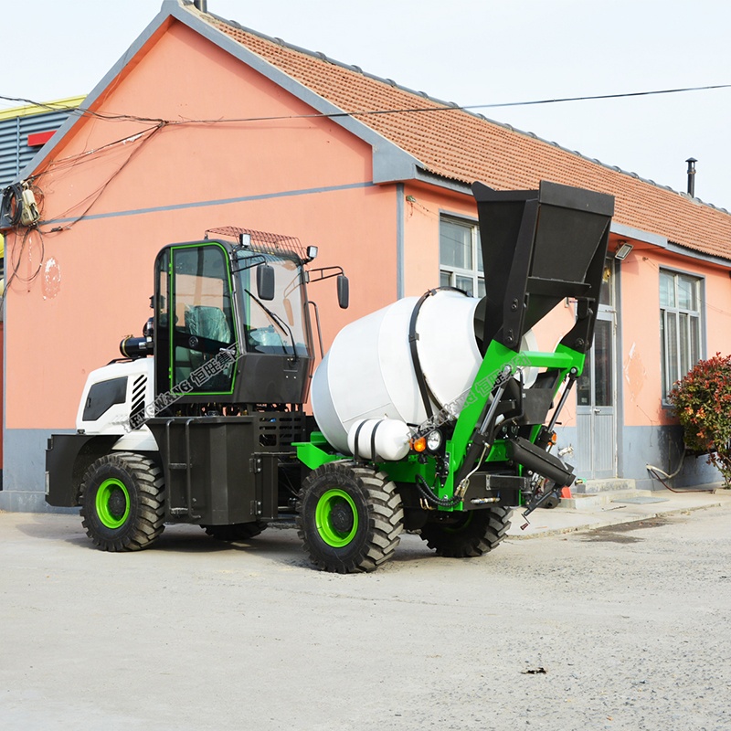 High efficiency Self loading concrete mixer truck for sale
