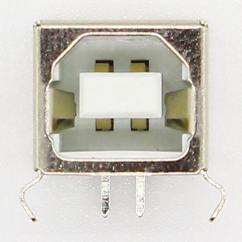 USB B Type Female Socket Connector G45 for Printer Data Interface