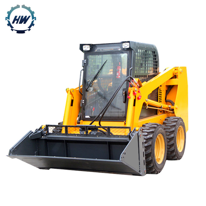 Small boom loader mini skid steer loader for sale