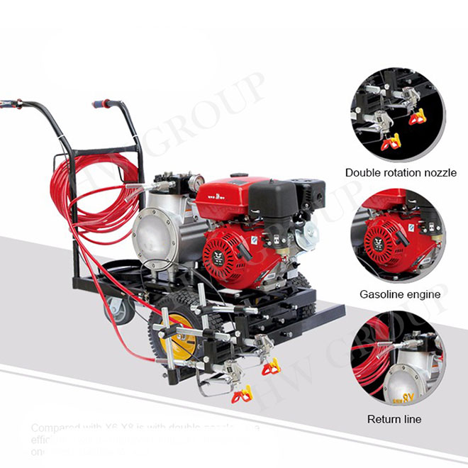 Road line marking machine price
