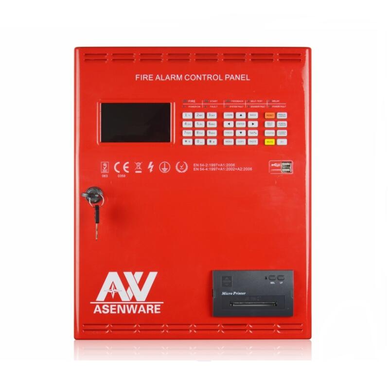 One Loop Two Wire Asenware Addressable Fire Alarm Preventional Panel