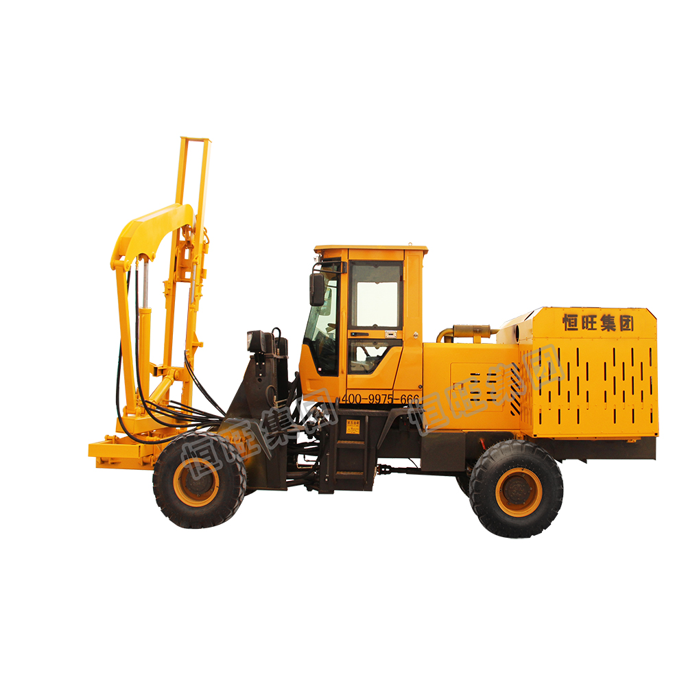 mini bore pile drilling machine with air compressor