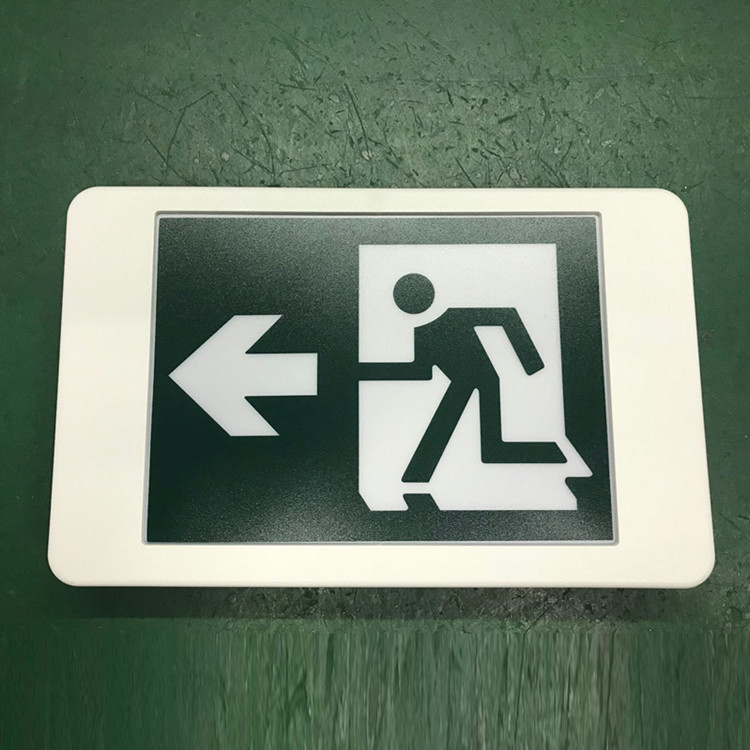 Popular style Canada standard led green running man exit light emergency exit signs board