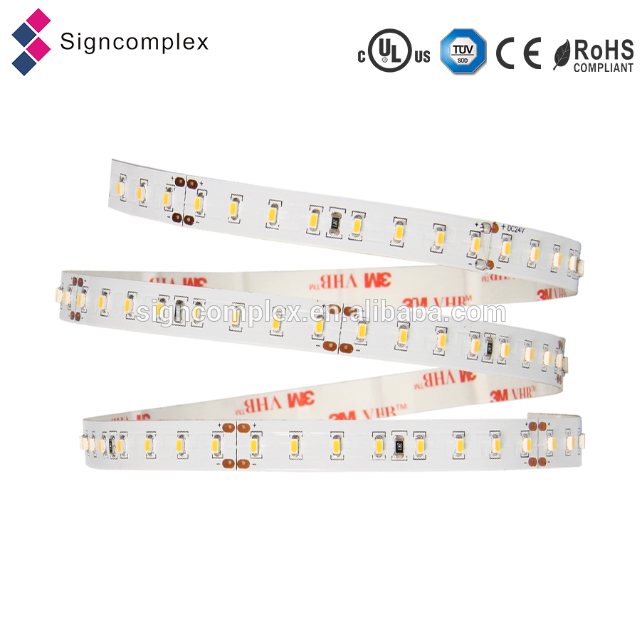 120 LED per meter 14.4watt per meter Flexible vertical 12V/24Vdc Led Strip