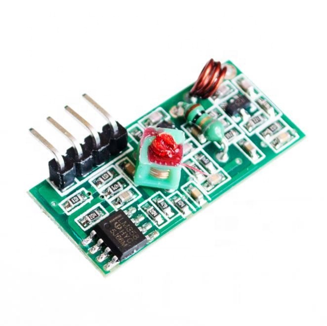 RF wireless receiver module & transmitter module board Ordinary super- regeneration 315/433MHZ DC5V (ASK /OOK)