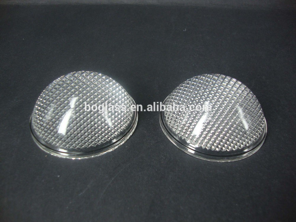 borosilicate plano convex lens with defusing pattern for lighting
