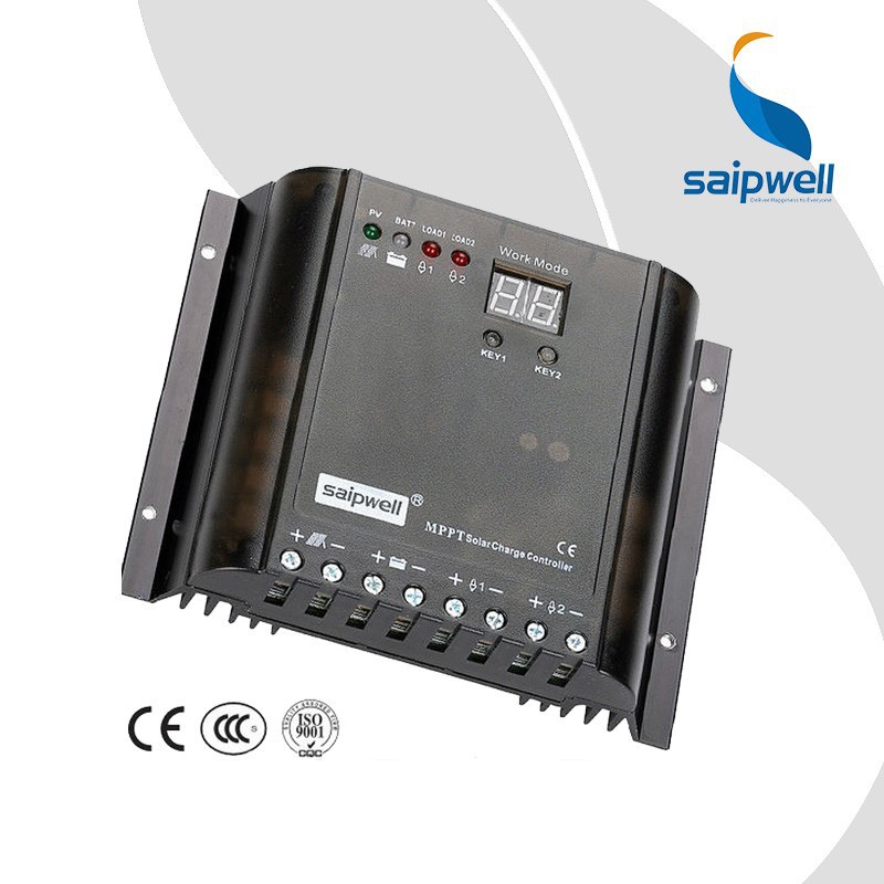 SAIP/SAIPWELL Advanced Mppt Technology 15-50A Mppt Solar Charge Controller 60A