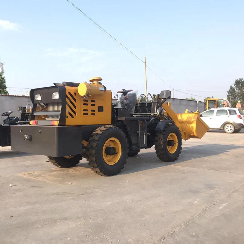 Mini tractors with front end wheel  bucket loader