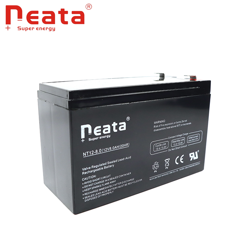 12V8AH storage lead acid batteries, 12v8ah rechargeable battery for solar light