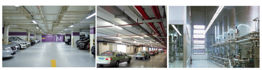 80W tri-proof lights, 5 years warranty parking lights