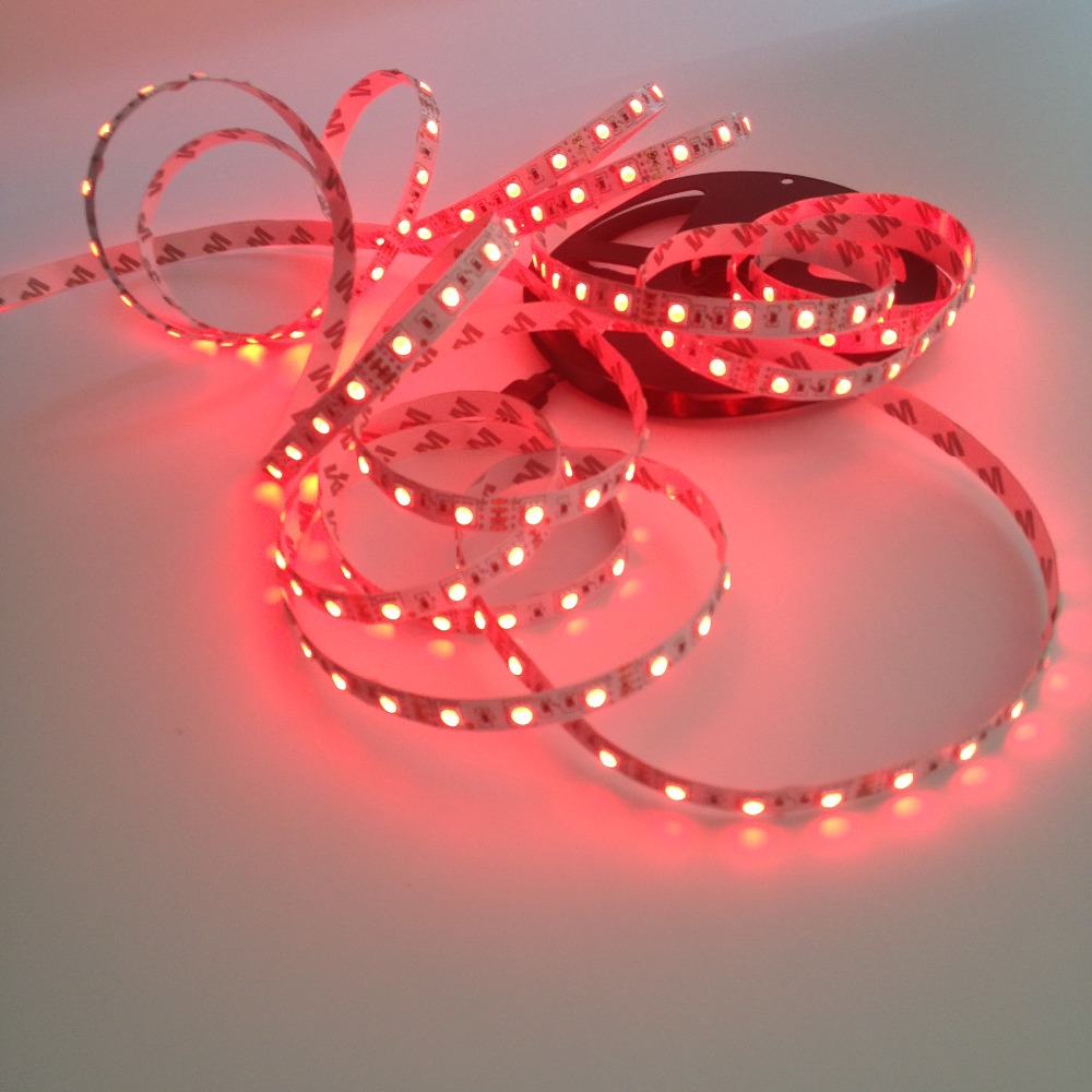 5050 RGB LED Strip Waterproof DC5V 2M 1M Fita LED Light Flexible Neon Bande Tira LED Diode Tape Lighting