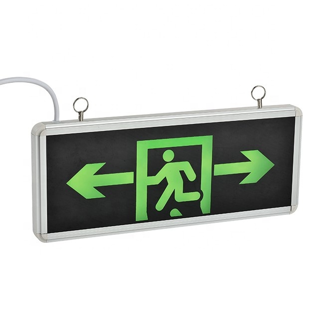 Double Side Rechargeable LED Emergency Exit Sign