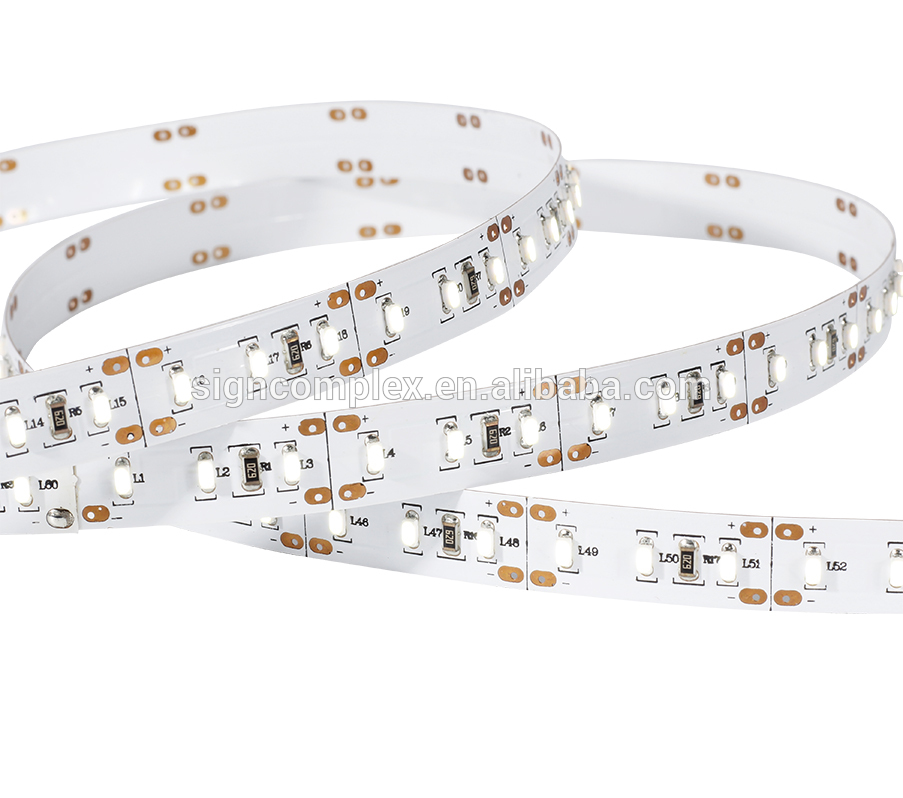 High CRI80 CRI90 140LM/W 128LEDS/M 12W per meter 10mm width PCB SMD3014 flexible led strip light