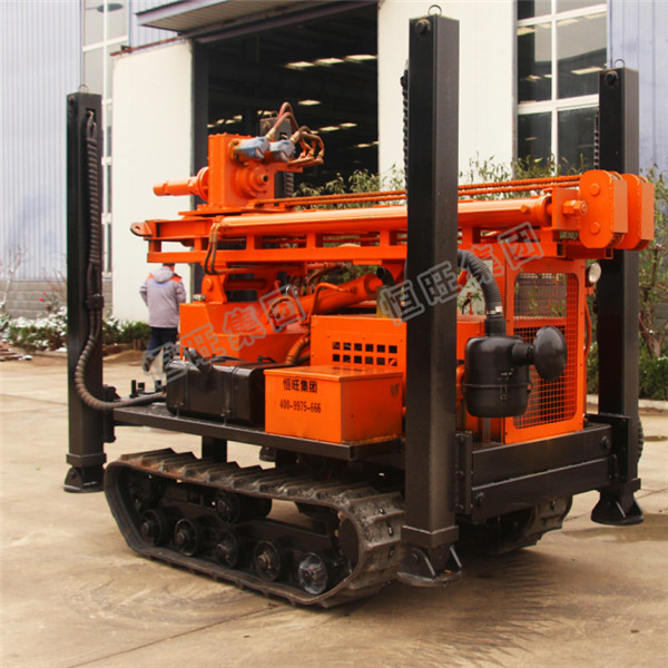 200m crawler portable core drilling machine for mineral exploration