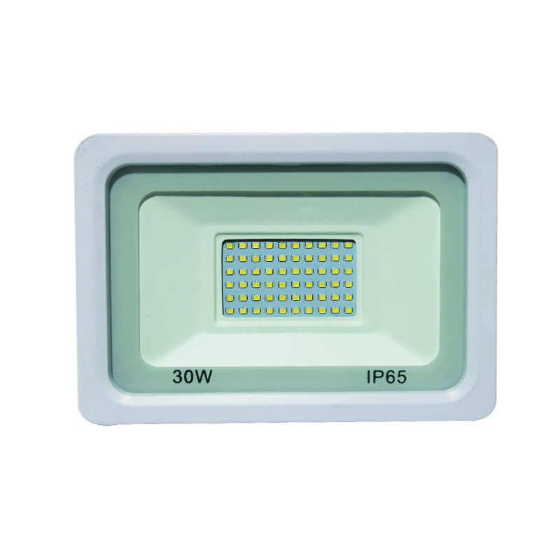 IP65 White House Aluminium Warehouse Factory Indoor or Outdoor Lighting 30 Watt Led Flood Light