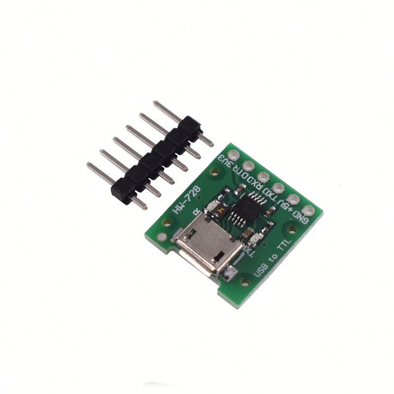 CH340E USB to TTL Serial Converter, 5V/3.3V Alternative CH340G Module for pro mini