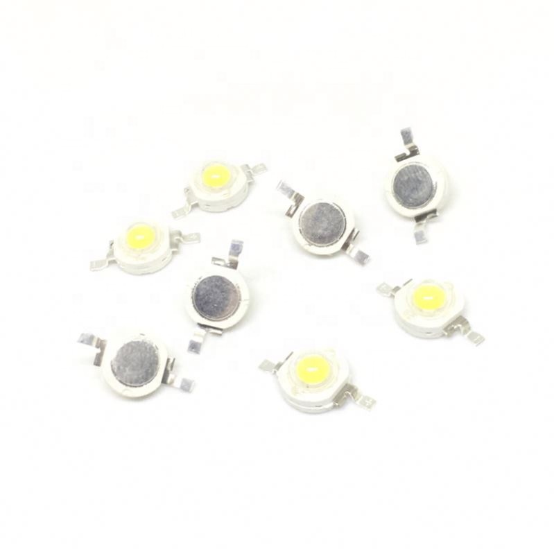 Floodlight Downlight LED Lamp Beads 1W White / Warm White 4 Gold Thread 3.2-3.4V 100-110LM High Power Led Light Diodes