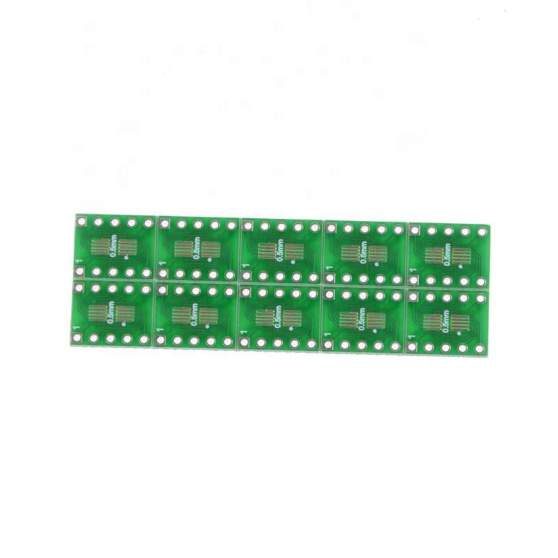 0.5/0.95mm to 2.54mm DIP Pin PCB Board Convert SOT23 SOP10 MSOP10 Umax SOP23 to DIP10 Pinboard SMD To DIP Adapter