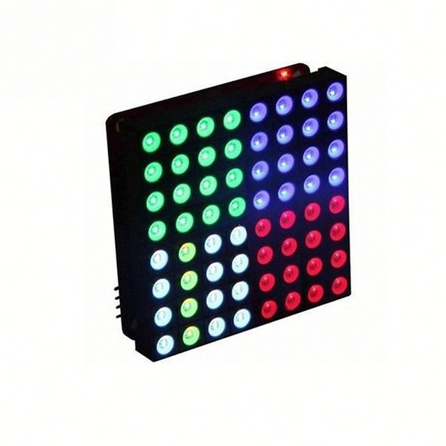 5mm Anode 8x8 Square Matrix RGB LED Display Module Anode Full Color 6060mm