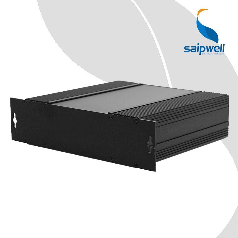 SAIP/SAIPWELL 46*76*100 China Wholesale New Design Cheap Price Electronic Black aluminium extrusion case