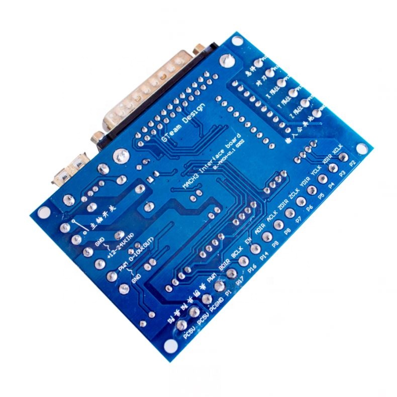 Upgraded 5 Axis CNC Interface Adapter Breakout Board For Stepper Motor Driver Mach3