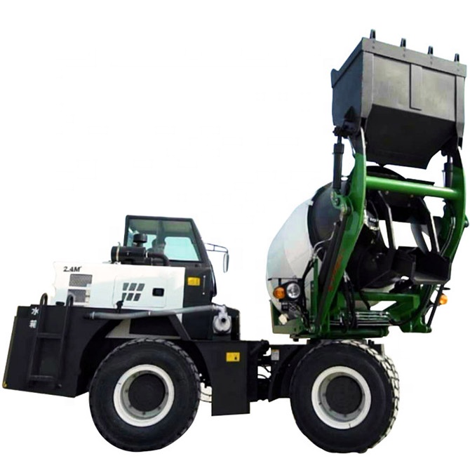 Self loading rc concrete mixer truck