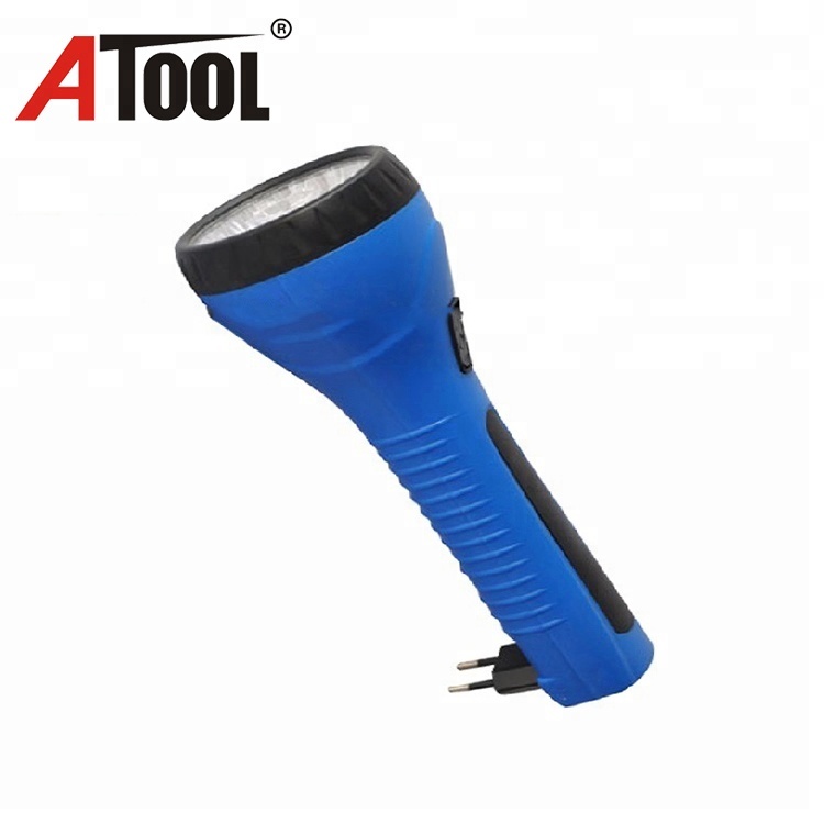 The most popular long life plastic LED flashlight rechargeable torch