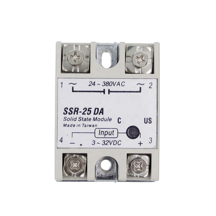 Single Phase Solid State Relay SSR-25DA DC TO AC Converter 3000W